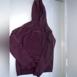 lululemon athletica Men’s (M) Burgundy Performance Pullover Hoodie